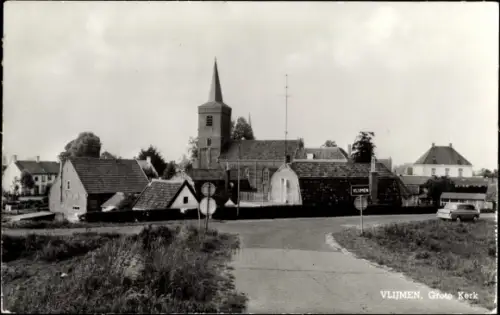 Ak Vlijmen Nordbrabant Niederlande, Grote Kerk
