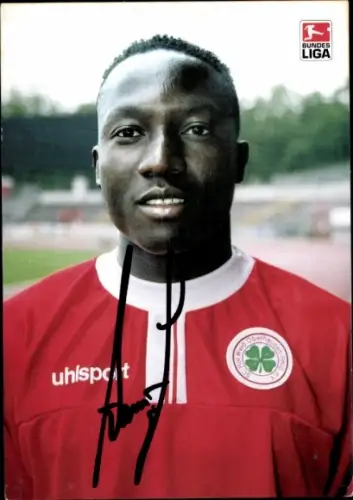 Autogrammkarte Fußballer Abdou-Nassirou Ouro-Akpo, SC Rot Weiß Oberhausen, Autogramm