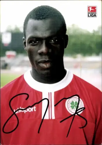 Autogrammkarte Fußballer Moustapha Salifou, SC Rot Weiß Oberhausen, Autogramm