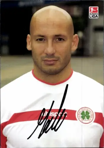 Autogrammkarte Fußballer David Montero, SC Rot Weiß Oberhausen, Autogramm