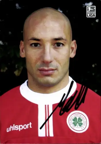 Autogrammkarte Fußballer David Montero, SC Rot Weiß Oberhausen, Autogramm