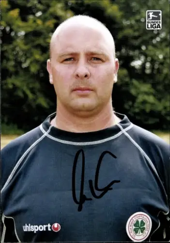 Autogrammkarte Masseur und Bademeister Andreas Münker, SC Rot Weiß Oberhausen, Autogramm