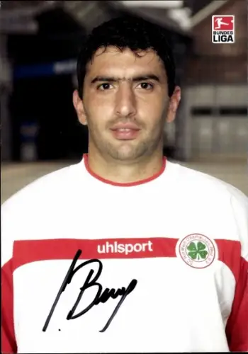 Autogrammkarte Fußballer Marius Baciu, SC Rot Weiß Oberhausen, Autogramm