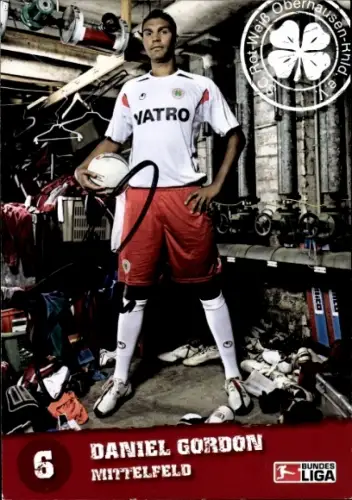 Autogrammkarte Fußballer Daniel Gordon, SC Rot Weiß Oberhausen, Autogramm
