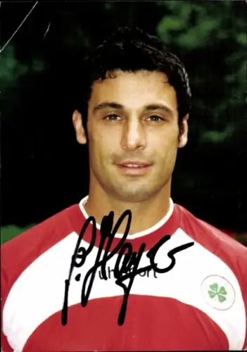 Autogrammkarte Fußballer Fabrizio Hayer, SC Rot Weiß Oberhausen, Autogramm