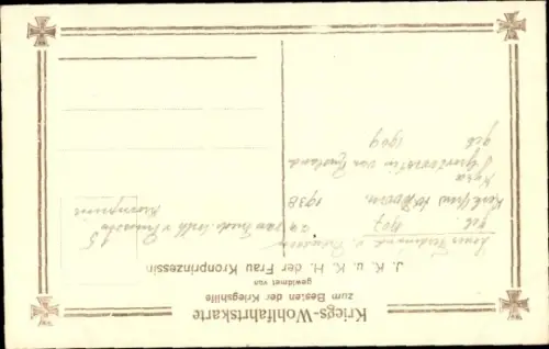 Ak Prinz Louis Ferdinand von Preußen in Feldgrau