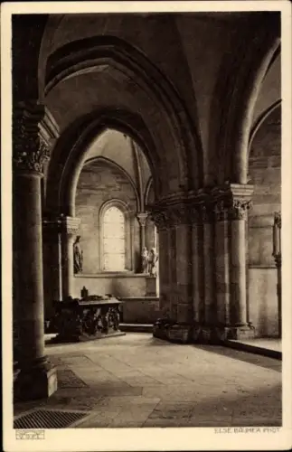 Ak Magdeburg an der Elbe, Grab der Kaiserin Editha, Dom, Säulen, Statuen, Fenster