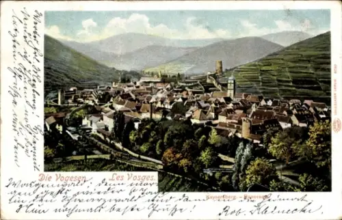 Ak Kaysersberg Elsass Haut Rhin, Panorama