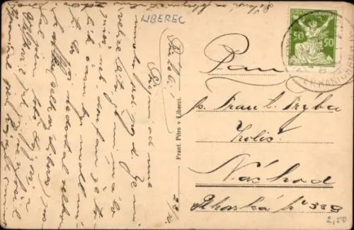 Ak Liberec Reichenberg in Böhmen, Krematorium