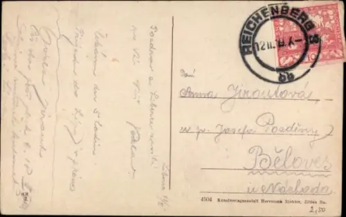 Ak Liberec Reichenberg Stadt, Gesamtansicht