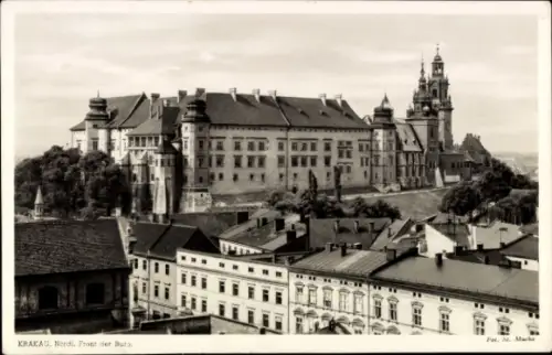 Ak Kraków Krakau Polen, Burg, Wawel