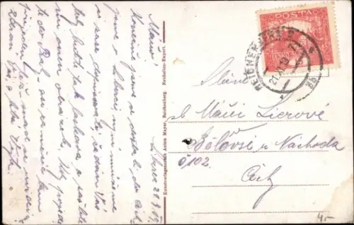 Ak Liberec Reichenberg in Böhmen, Gesamtansicht