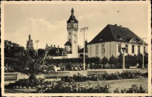 Ak Sopot Gdańsk Zoppot Danzig, Kurgarten, Warmbad