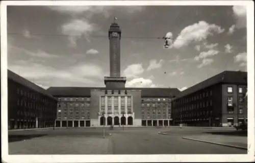Ak Moravská Ostrava Mährisch Ostrau Region Mährisch Schlesien, Neues Rathaus
