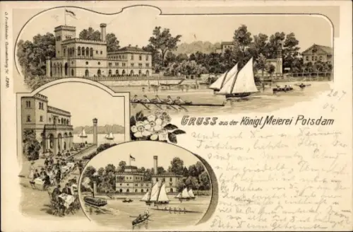 Litho Potsdam, Königliche Meierei