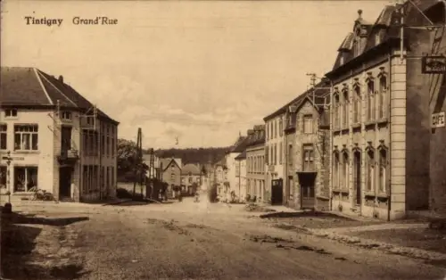 Ak Tintigny Wallonien Luxemburg Belgien, Grand'Rue