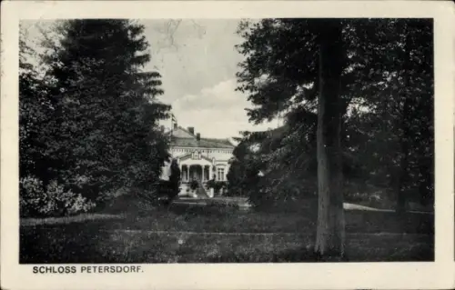 Ak Petersdorf Jacobsdorf Brandenburg, Schloss