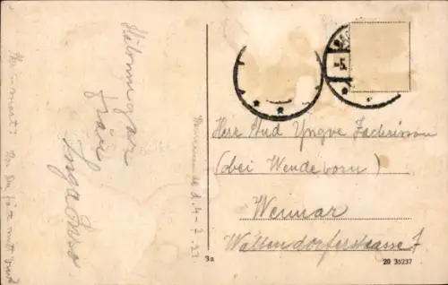 Ak Ostseebad Warnemünde Rostock, Villen am Strand