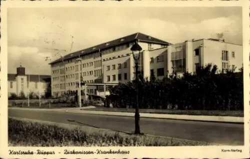 Ak Rüppurr Karlsruhe in Baden, Diakonissen-Krankenhaus