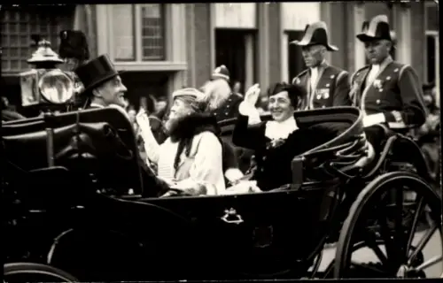 Foto Ak Niederländischer Adel, Kutsche