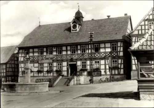 Ak Ummerstadt in Thüringen, Rathaus