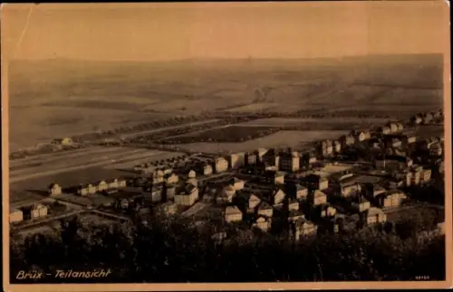 Ak Most Brüx Region Aussig, Teilansicht