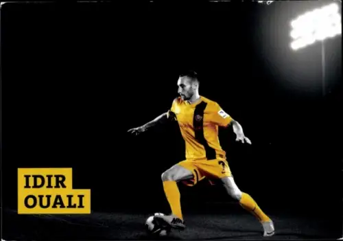 Autogrammkarte Fußballer Idir Ouali, SG Dynamo Dresden, Autogramm