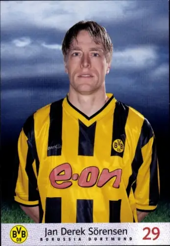 Autogrammkarte Fußballer Jan Derek Sörensen, Borussia Dortmund / BVB 09