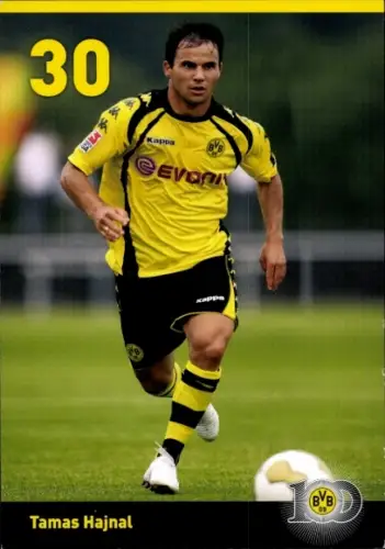 Autogrammkarte Fußballer Tamas Hajnal, Borussia Dortmund / BVB 09