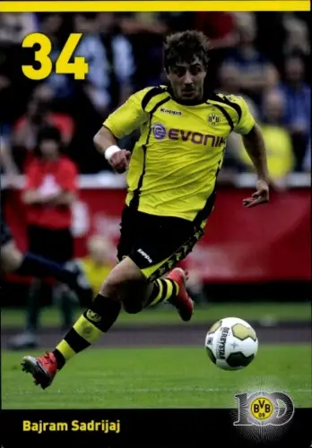 Autogrammkarte Fußballer Bajram Sadrijaj, Borussia Dortmund / BVB 09