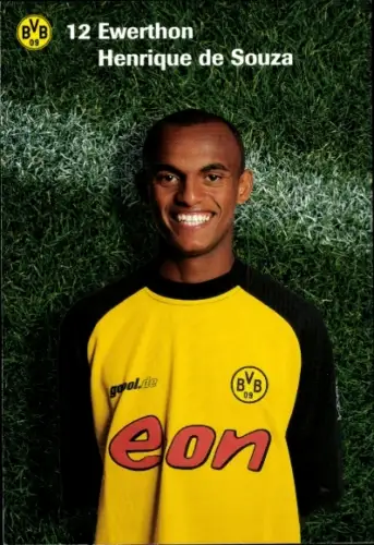 Autogrammkarte Fußballer Ewerthon Henrique de Souza, Borussia Dortmund / BVB 09