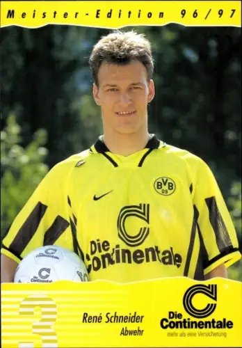 Autogrammkarte Fußballer René Schneider, Borussia Dortmund / BVB 09