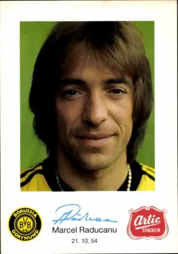 Autogrammkarte Fußballer Marcel Raducanu, Borussia Dortmund / BVB 09, Autogramm