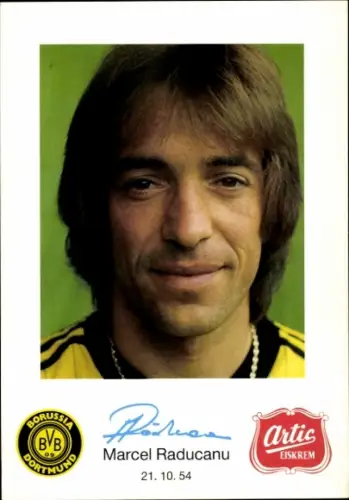 Autogrammkarte Fußballer Marcel Raducanu, Borussia Dortmund / BVB 09, Autogramm