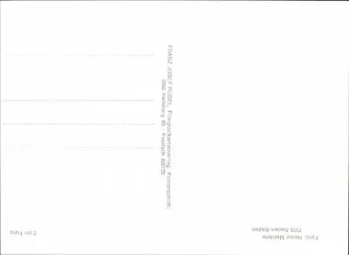 Autogrammkarte Moderator Volker Kottkamp, Portrait, Autogramm