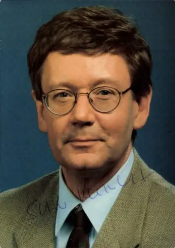 Autogrammkarte Moderator Sven Kuntze, Portrait, Autogramm