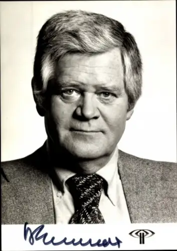 Ak Nachrichtensprecher Wolfgang Behrendt, Autogramm