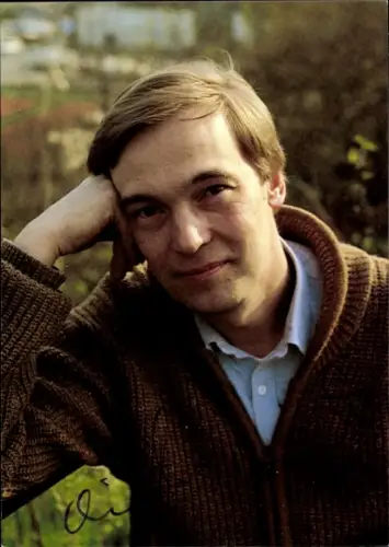 Autogrammkarte Moderator Christian Bienert, Portrait, Autogramm