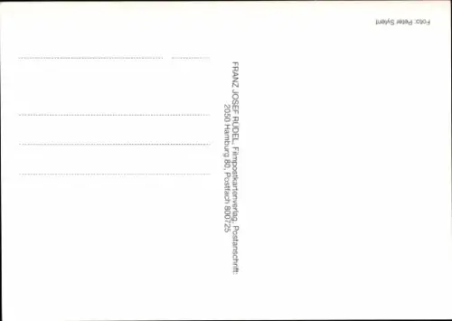 Autogrammkarte Moderator Joachim Brauner, Portrait, Autogramm