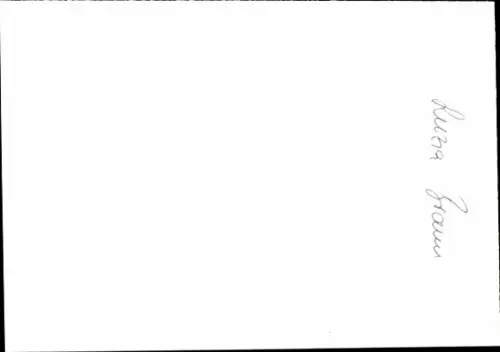 Autogrammkarte Moderatorin Luzia Braun, Portrait, Autogramm