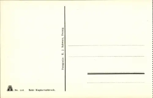 Ak Gdańsk Danzig, Langebrücke