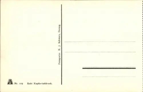 Ak Gdańsk Danzig, Große Allee