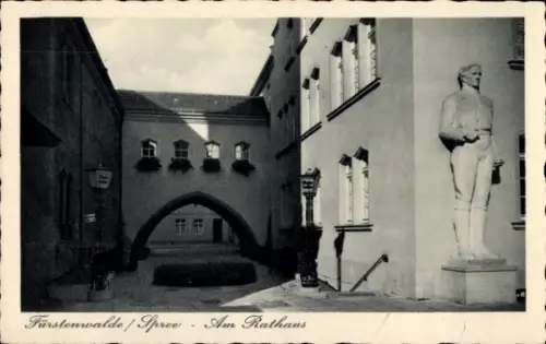 Ak Fürstenwalde Spree, Rathaus