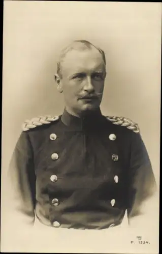 Ak König Friedrich August III. von Sachsen, Portrait in Uniform