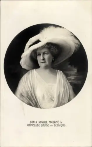 Ak Royale Madame la Princesse Louise de Belgique