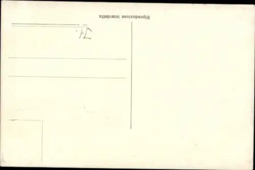 Ak Conte Giorgio Carlo Calvi di Bergolo, Portrait