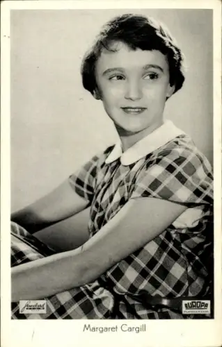 Ak Schauspielerin Margaret Cargill in Wochenend im Paradies