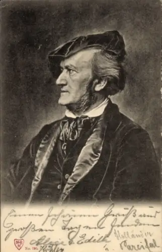 Ak Komponisten Richard Wagner