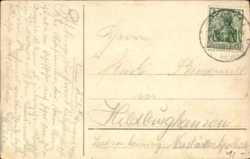 Künstler Ak Seepanorama, Segelboot