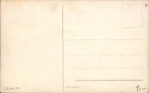 Künstler Ak Hafen, Dampfschiff